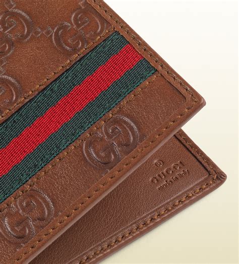 Gucci wallet men brown